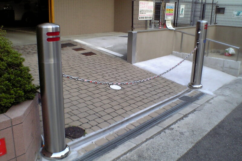 電動式チェーンゲート